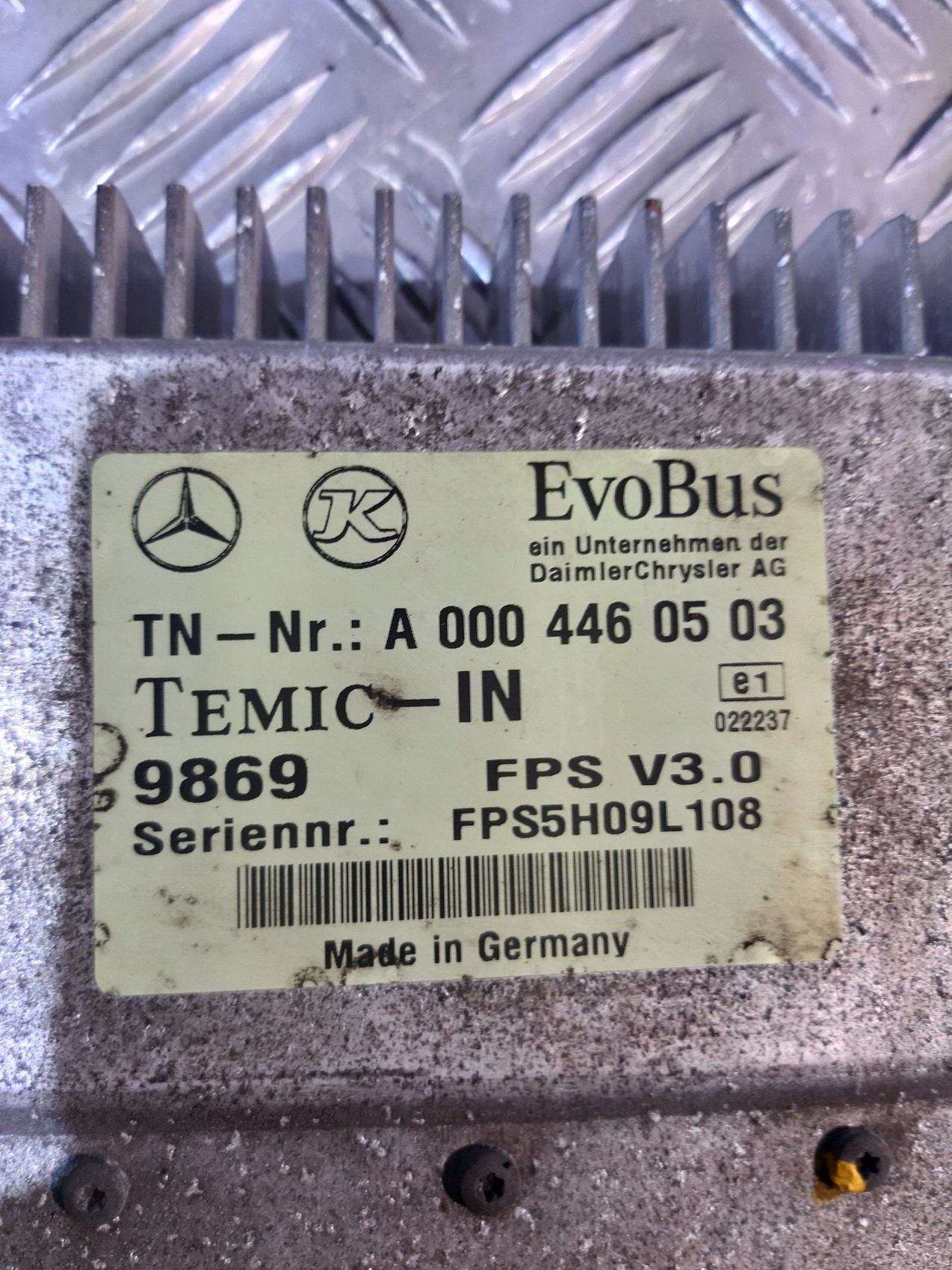 control unit module FPS V3.0 A0004460503 MERCEDES EVOBUS