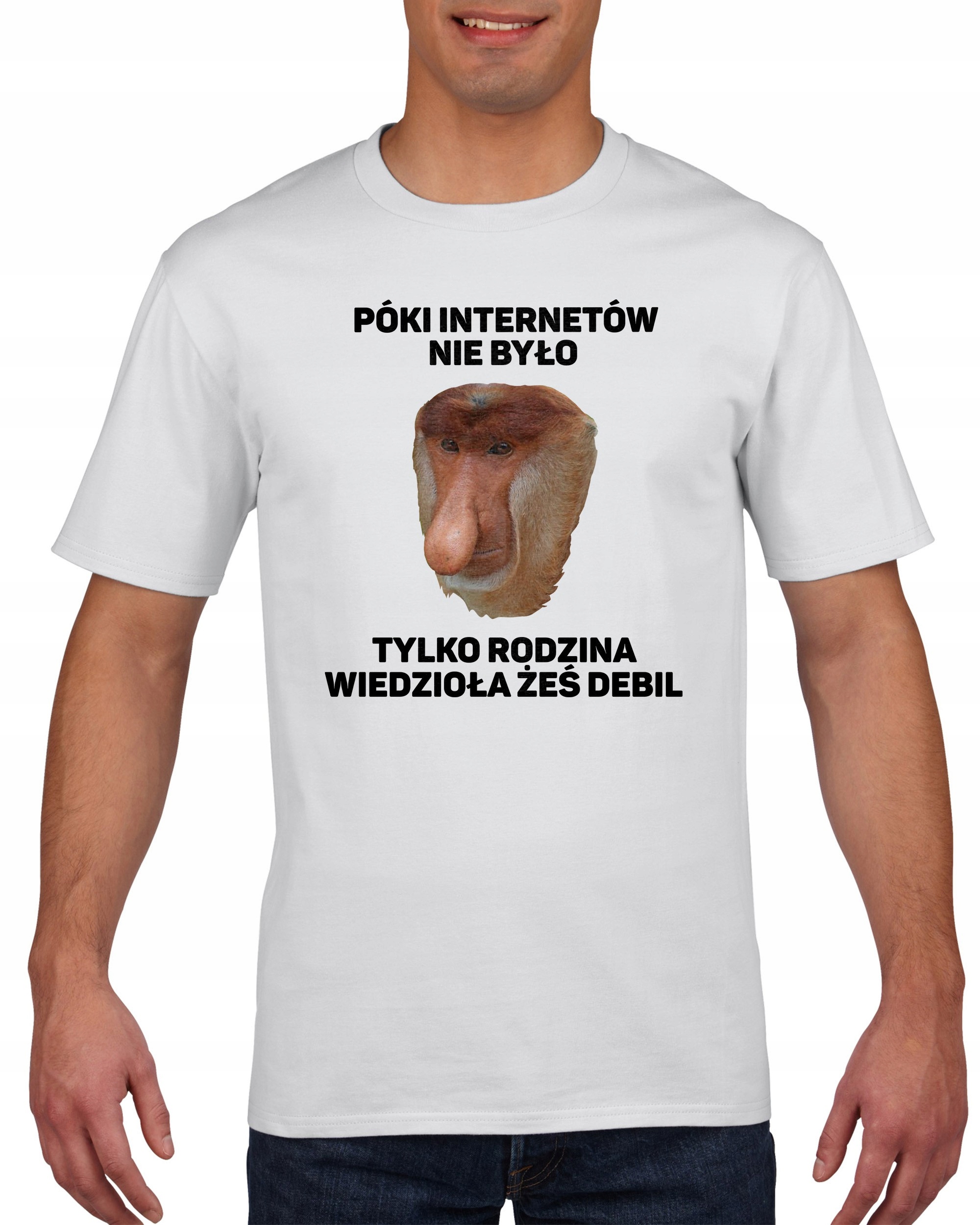 

Koszulka męska Nosacz Janusz internety XXL