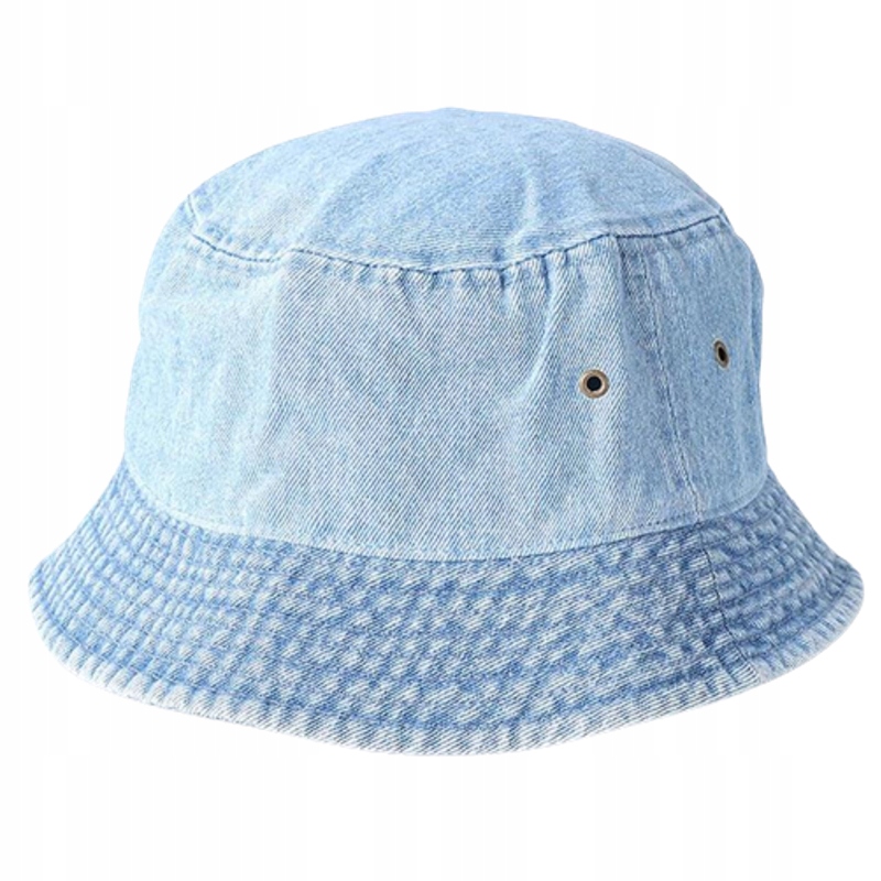 KAPELUSZ RYBACKI LATO BUCKET HAT CIENKI JEANS 58CM