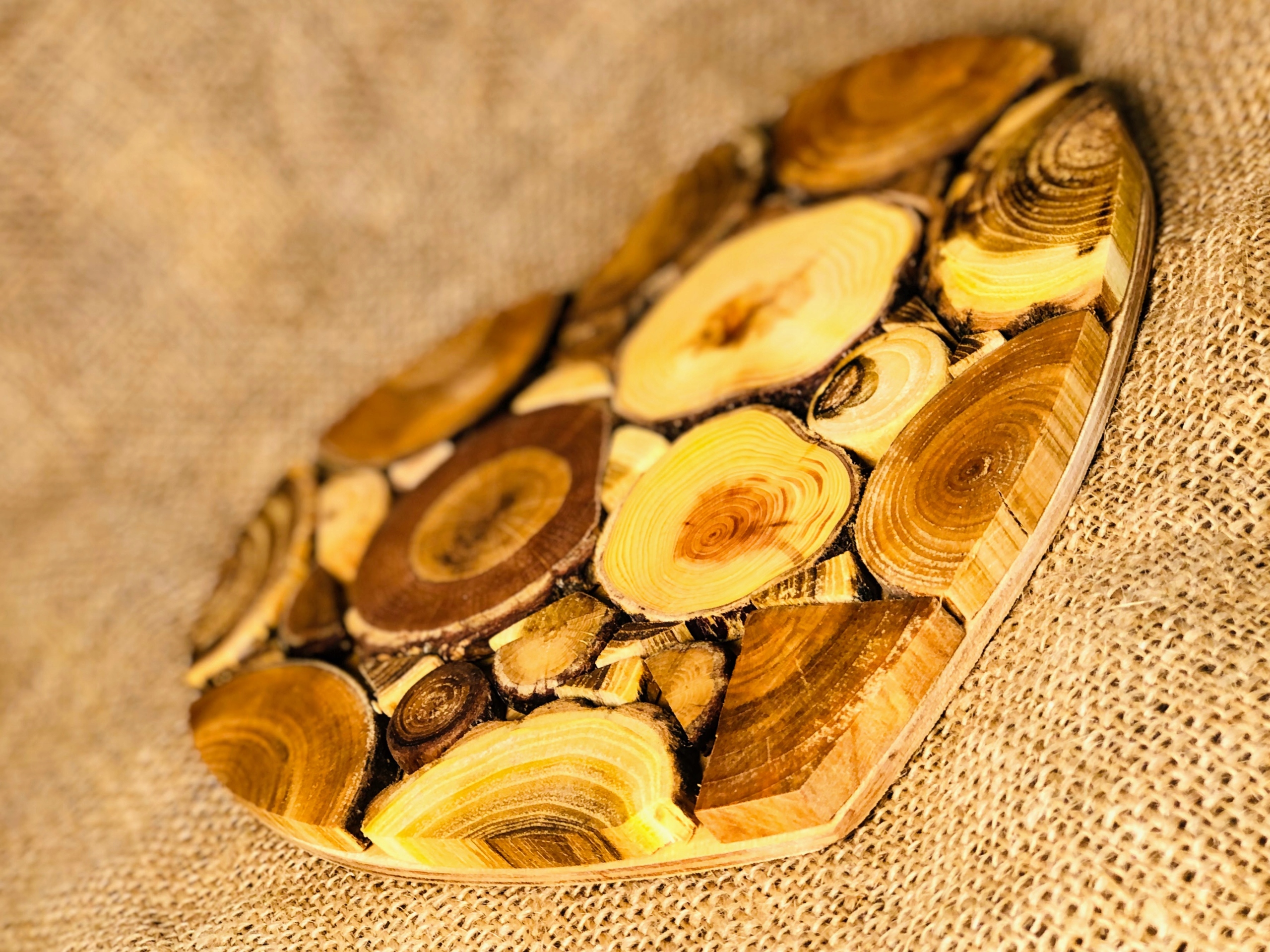 Podkładki pod garnek 2szt SERCE plaster drewna Marka Dani-Drew