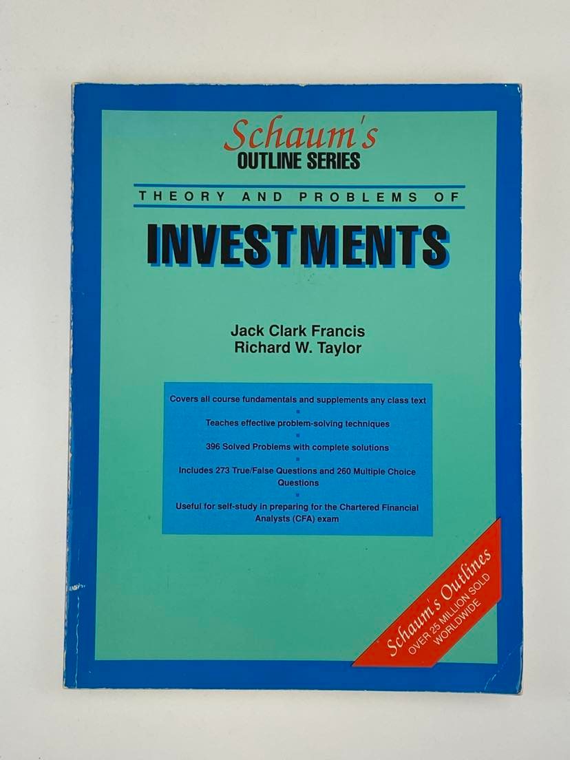 Investments J. Francis R. Taylor