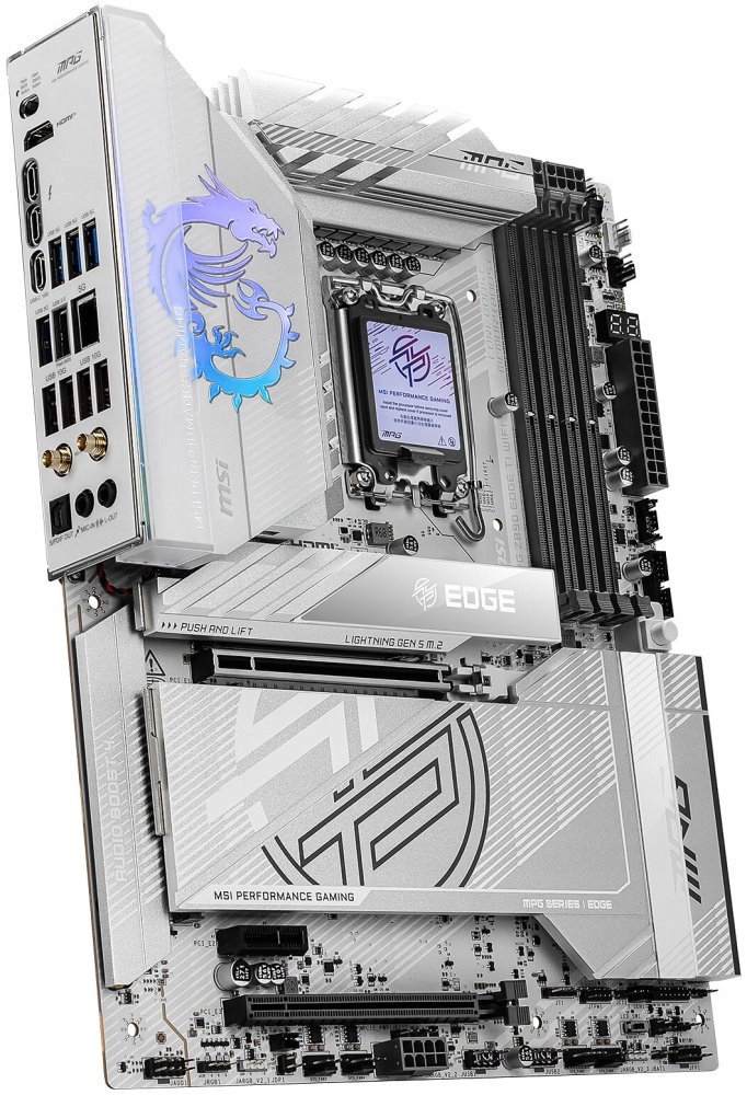 Msi Mpg Z890 Edge Ti Wifi Intel Z890 LGA1851 4x DDR5 M.2 Usb-c