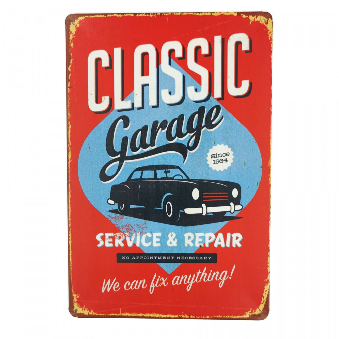 

Garage Service&Repaire Tablica Blacha Ozdobna