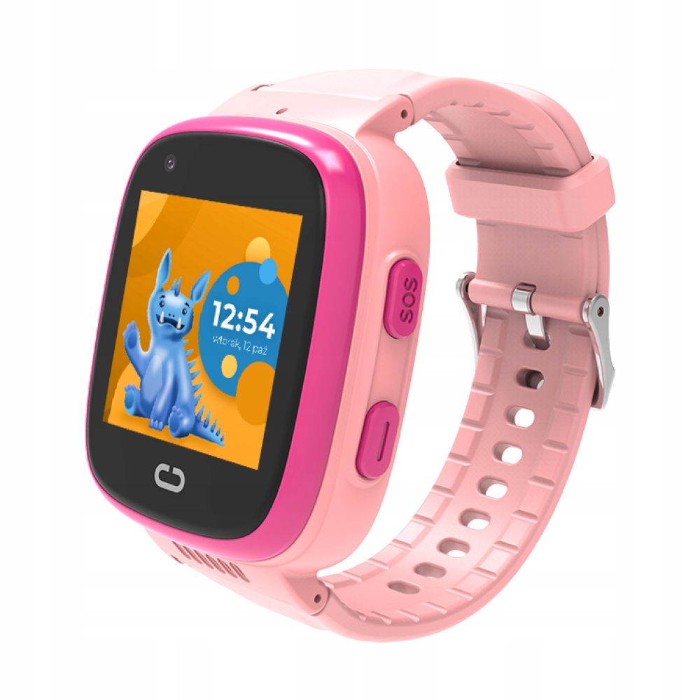 Smartwatch Zegarek Dla Dzieci Gps Lokalizator Sos Rozmowy Różowy
