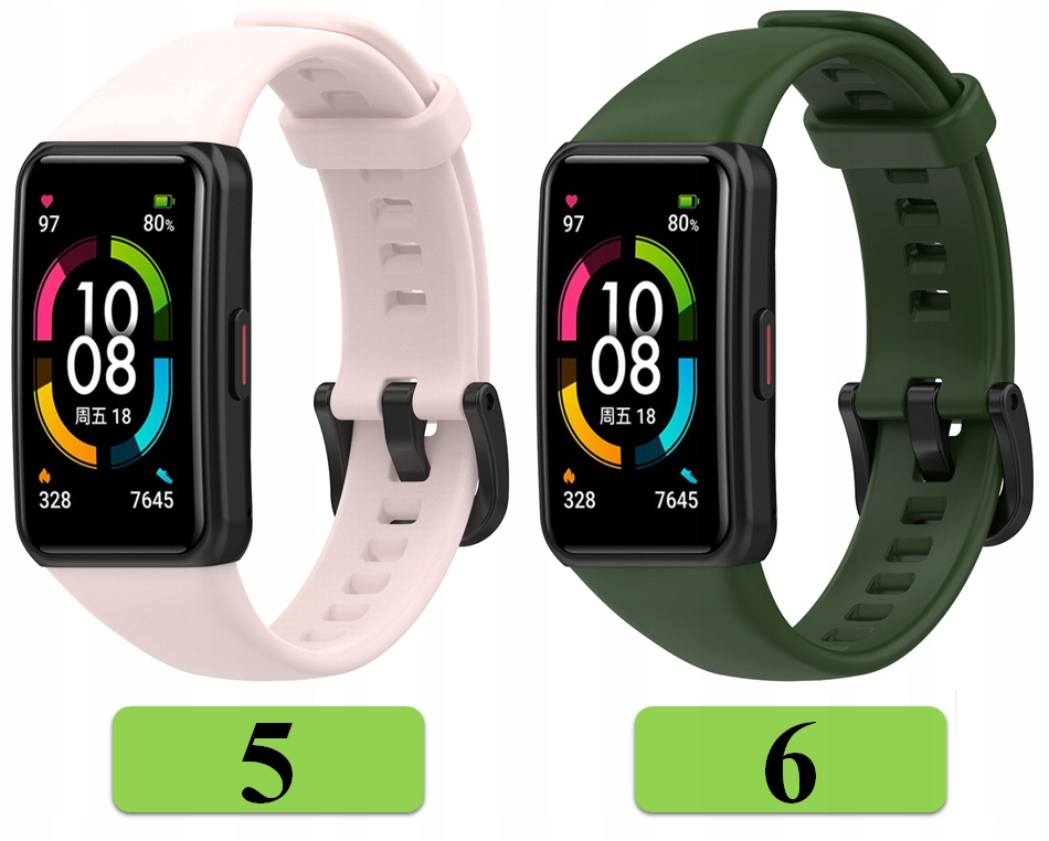 PASEK OPASKA DO HUAWEI BAND 6 HONOR BAND 6 KOLORY Kompatybilność Huawei