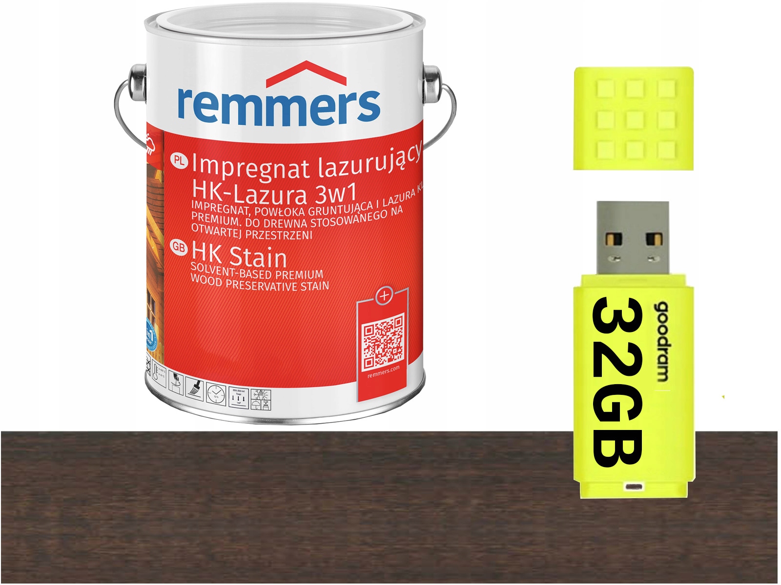 Remmers HK-Lasur impregnat drewna 0,75L Palisander