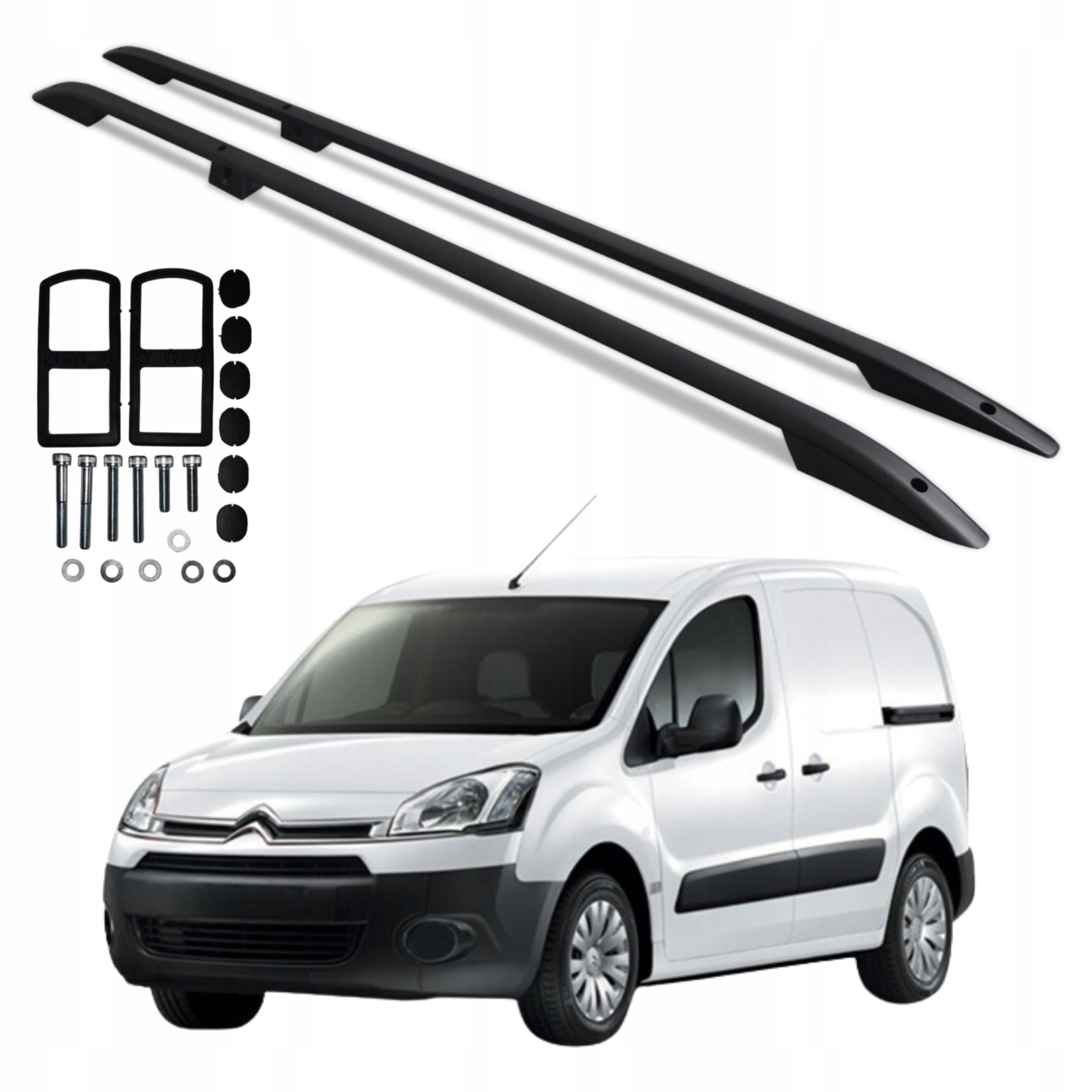 Střešní Relingy Peugeot Partner Citroen Berlingo II 2 od roku 2007-2018