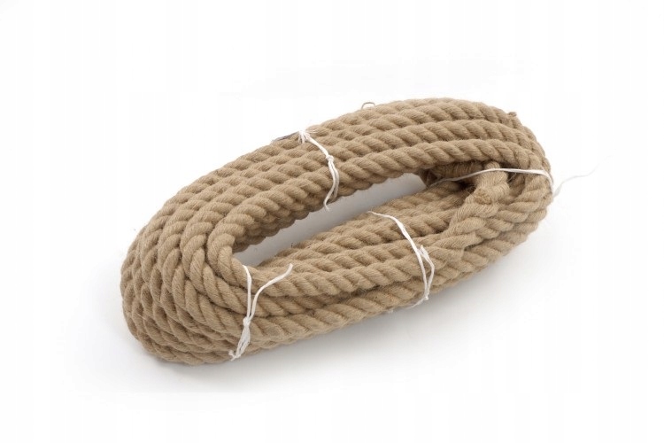 Lina jutowa 14mm / 15m żeglarska dekoracyjna PL