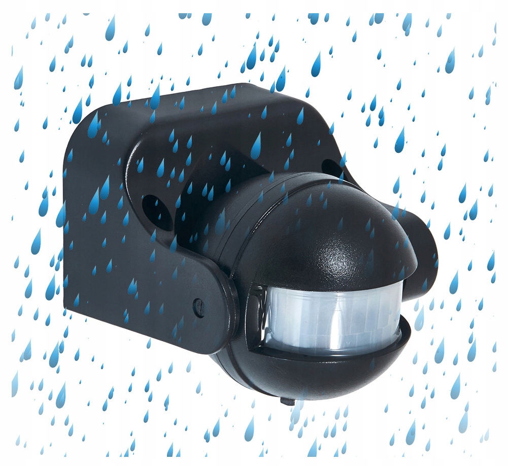

Czujnik ruchu Led Pir IP44 1200W PR013-black