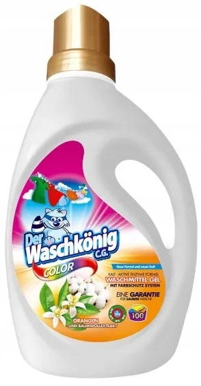 

Niemiecki Żel do prania Der Waschkonig kolor
