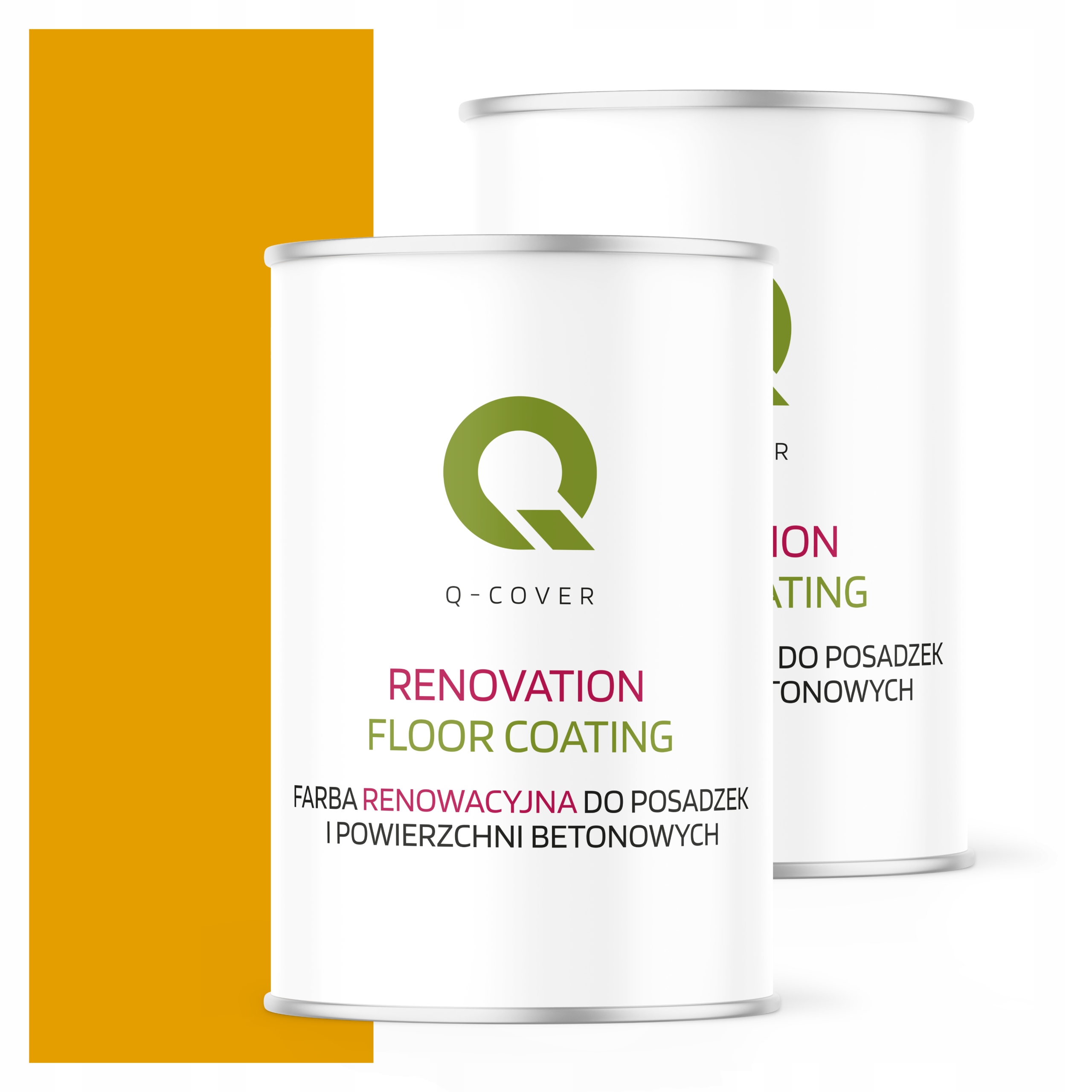 Ochranná farba na podlahy Renovačný betón Žltá Zlatá 1004 Satén 1L
