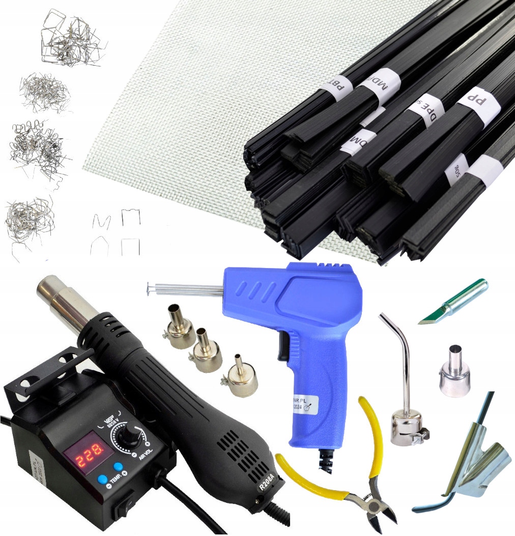 ZSZYWACZ PLASTIKU ZSZYWARKA SPAWARKA WEP 8858-V +6dysz BUT Siatka Spoiwa