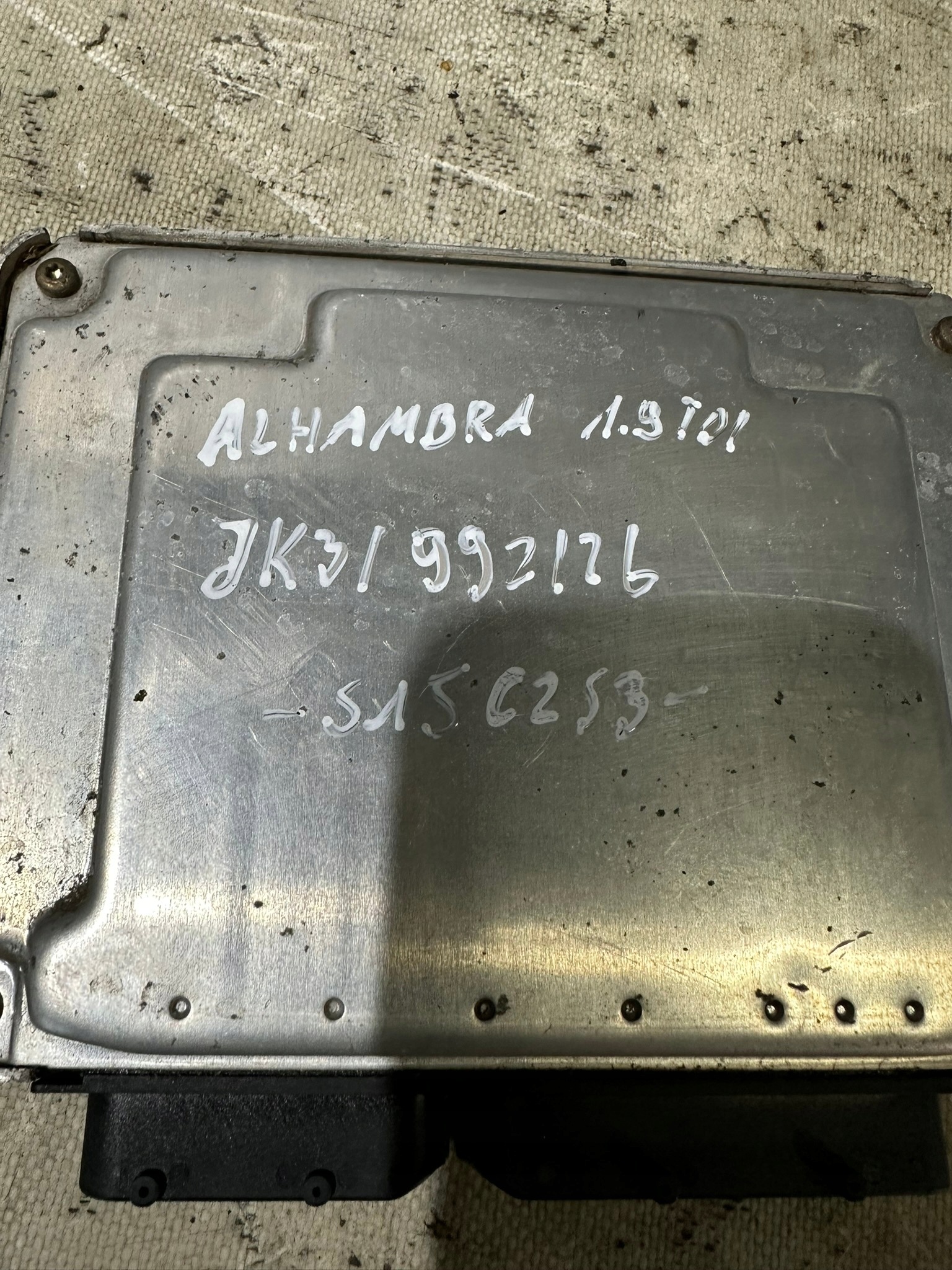 control unit of the engine SEAT ALHAMBRA 1.9TDI 038906019FB