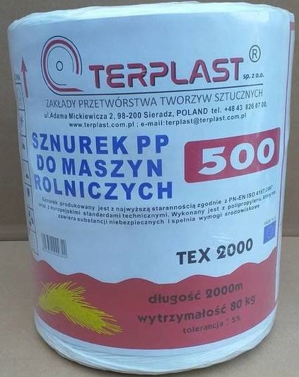 Sznurek Rolniczy Tex 2000 4Kg 2000Mb Typ sznurek