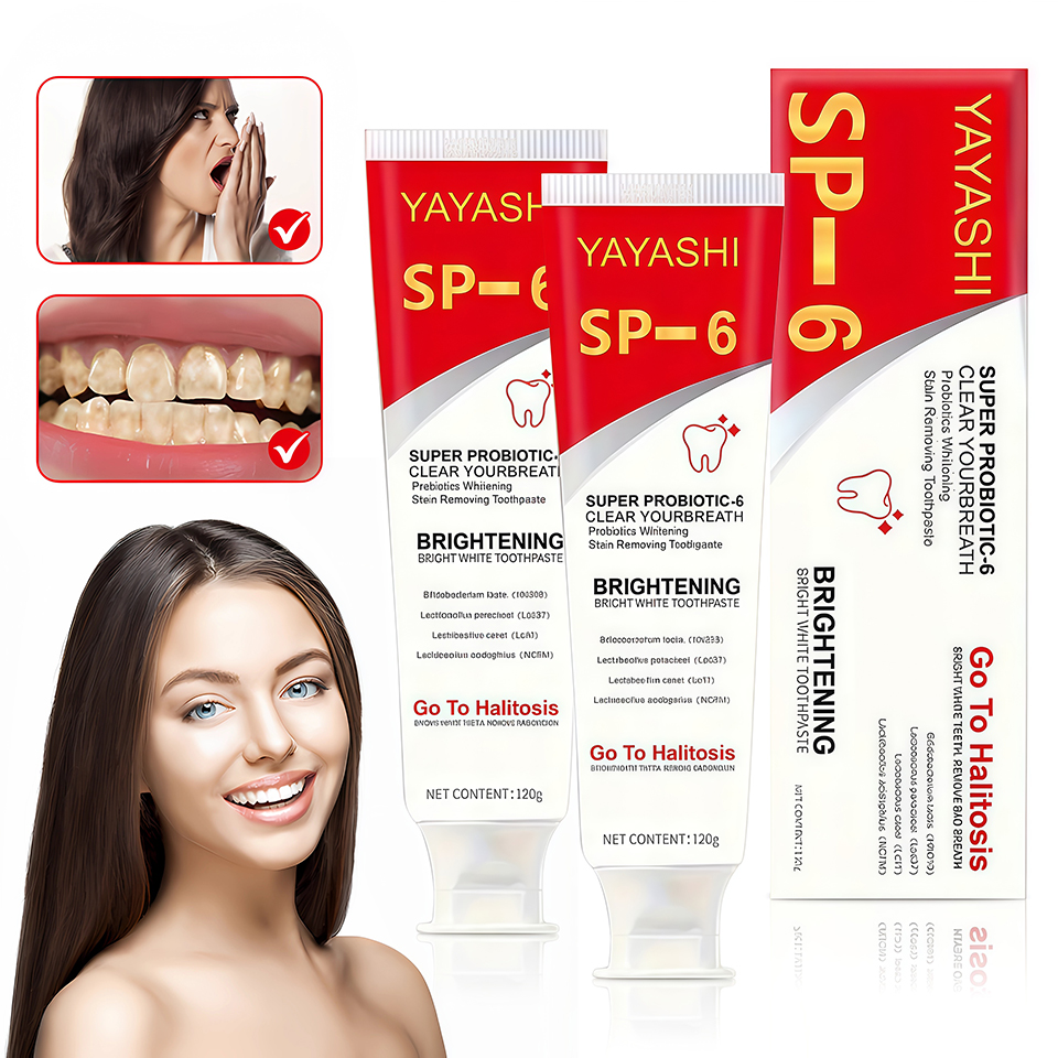 Pasta Do Zębów SP-6 120 g – Probiotyczna, Wybielająca, Bez Fluoru