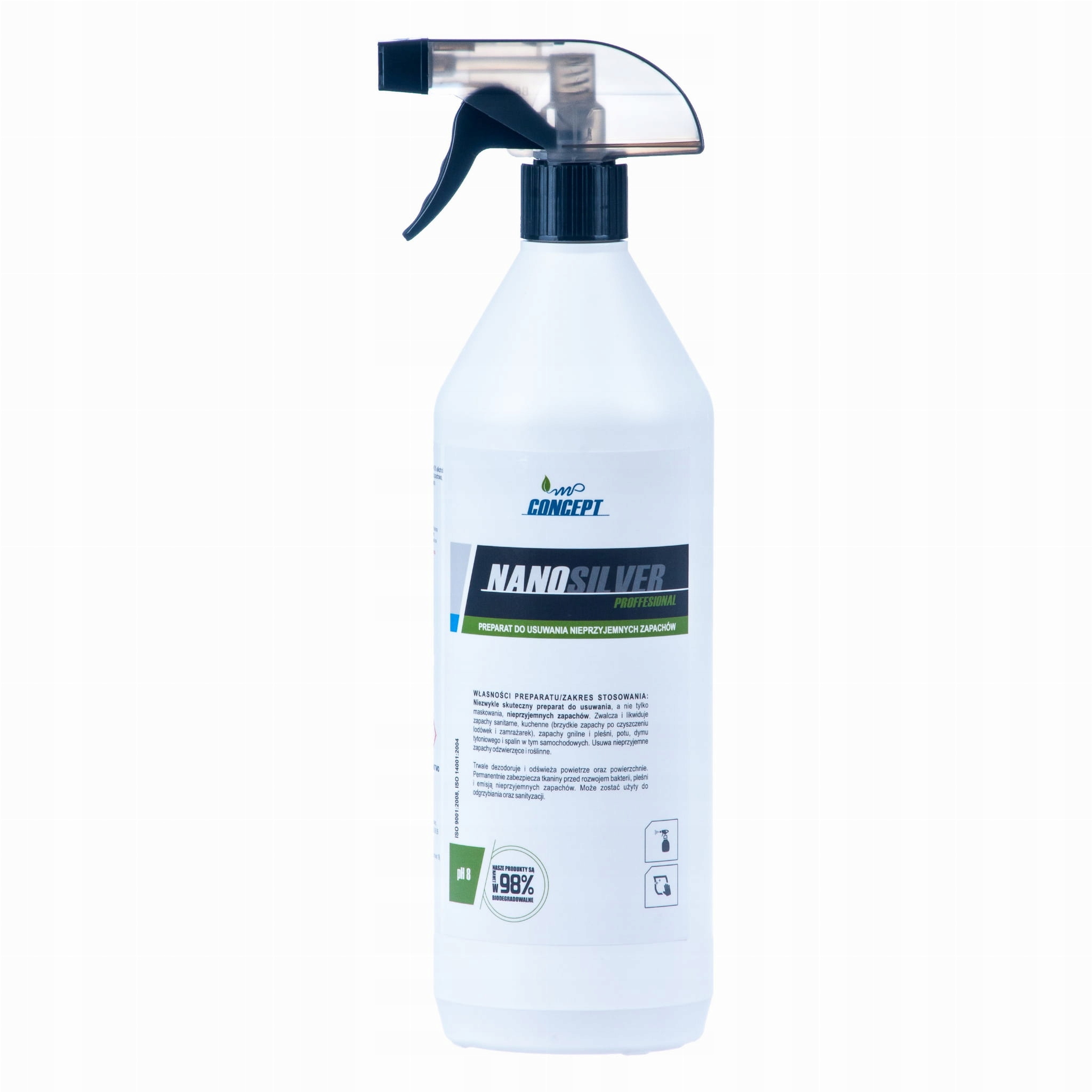 

Profesjonalny neutralizator zapachów Nanosilver 1l