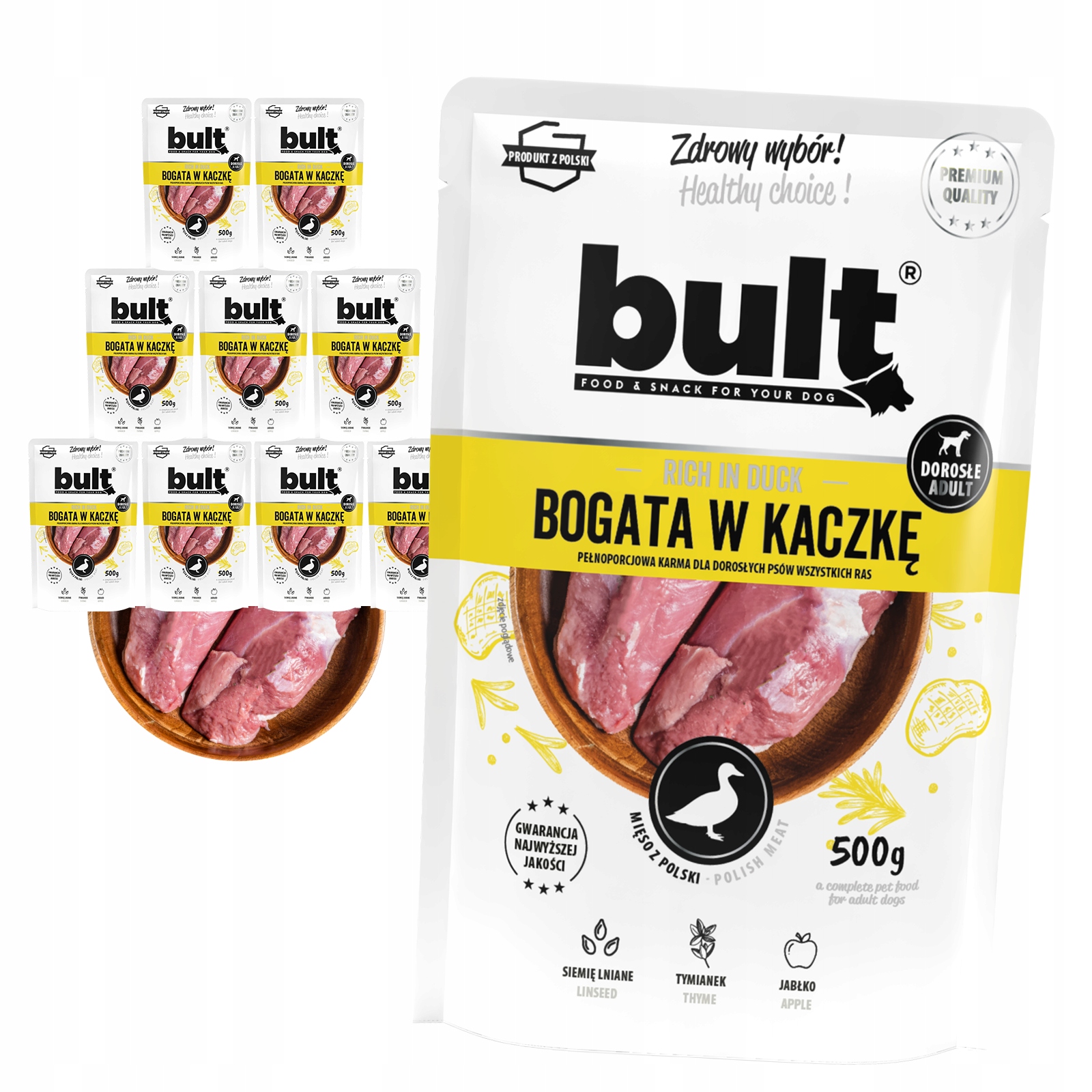 Levně Bult Sáček Mletý Bohatý Na Kachnu 500G 10 Ks.