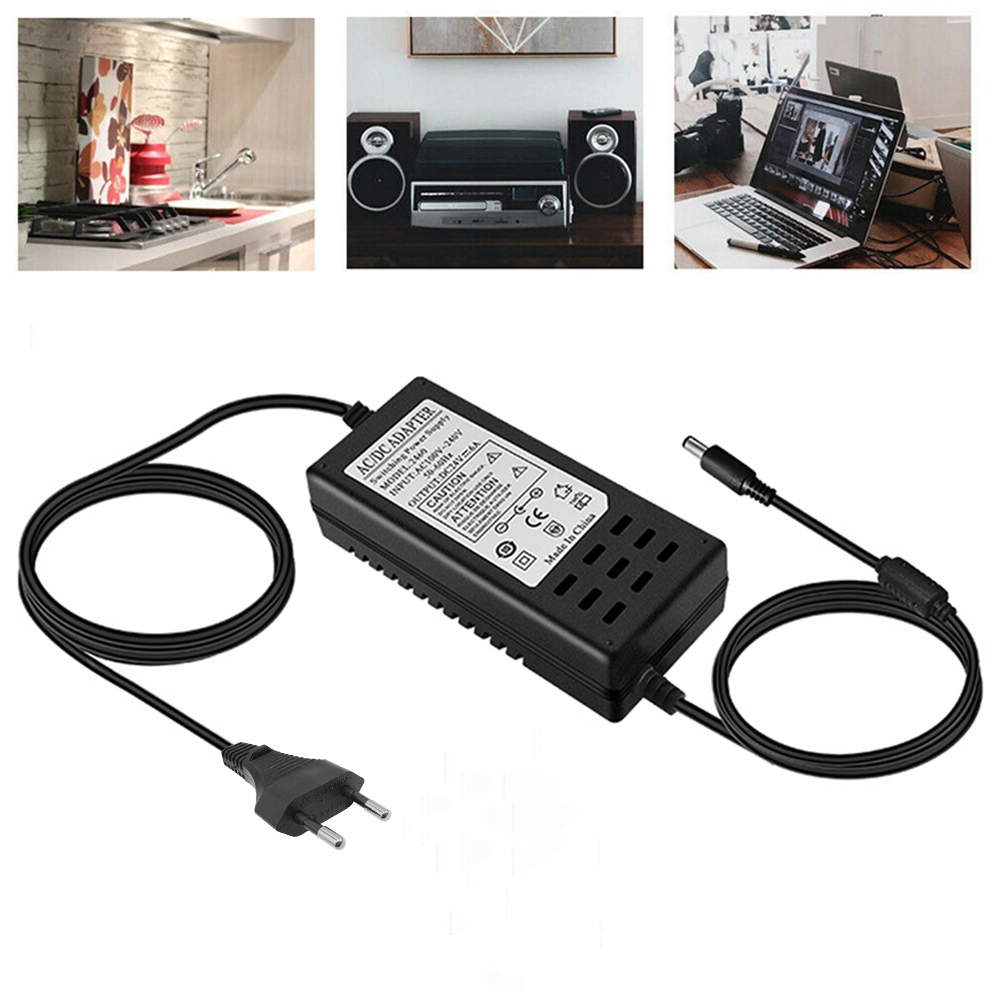 Adapter DC24V 6A US EU wtyczka 150W EAN (GTIN) 9331924253038