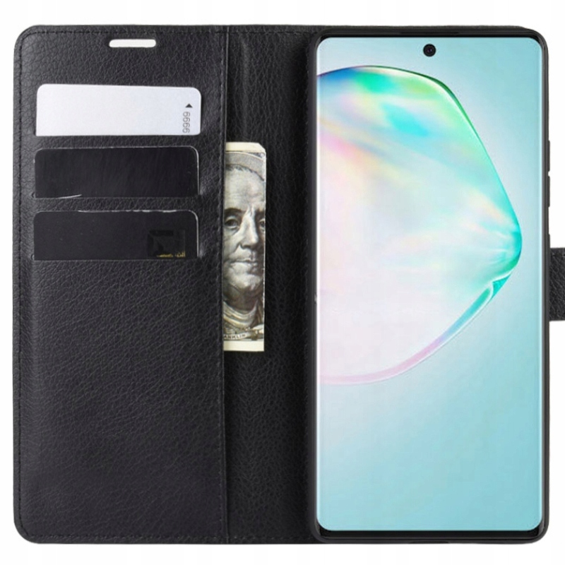 

Etui Z Klapką Portfel Litchi Do Galaxy S10 Lite