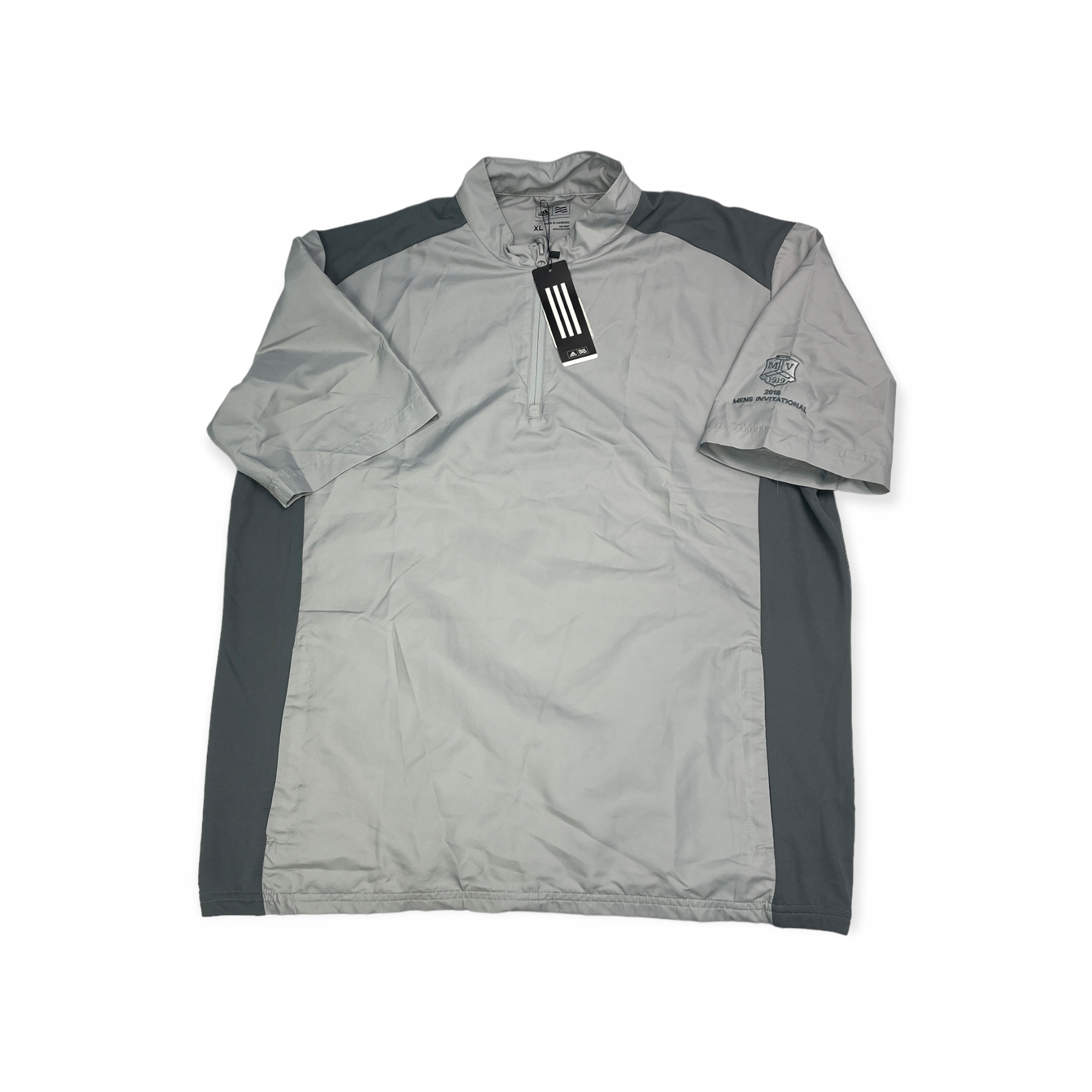 Mikina přes hlavu s krátkým rukávem Adidas XL