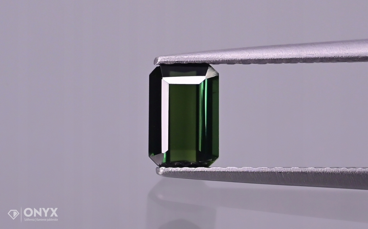 Turmalín Verdelit fazetovaný oktagon 6x4 mm