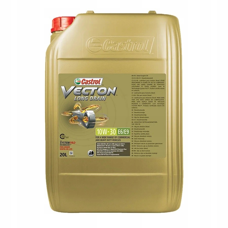Olej Castrol 10V30 20L Vecton Long Drain E6/E9 CJ-4 228.51