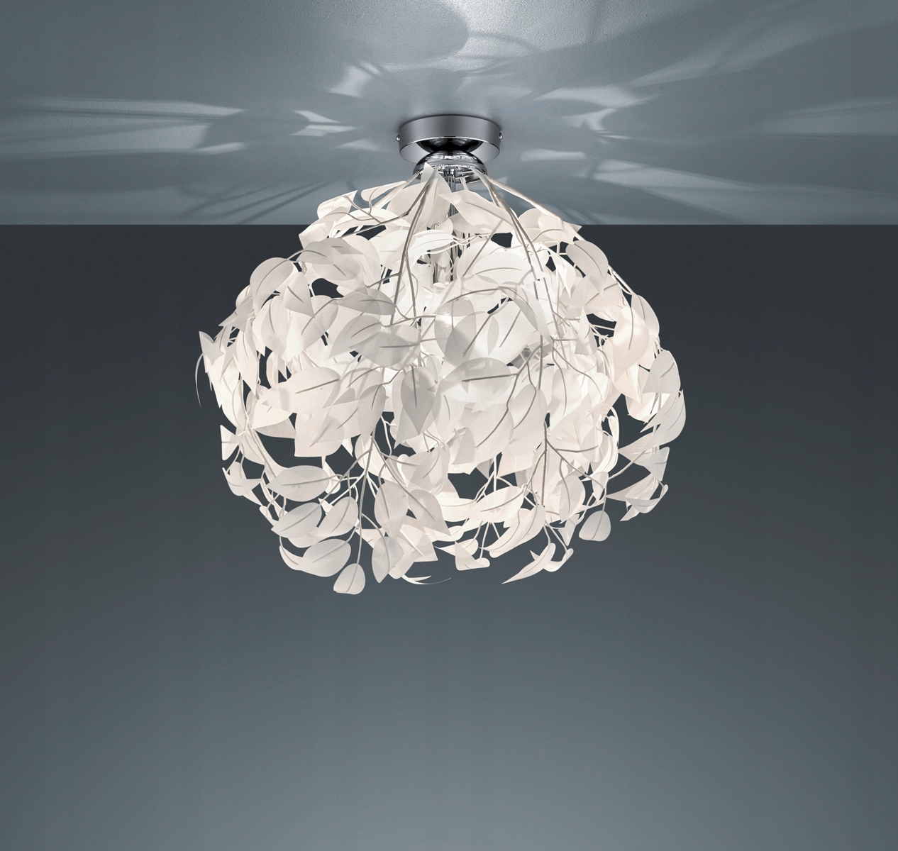 

lampa sufitowa Leavy salon, kuchnia, hol