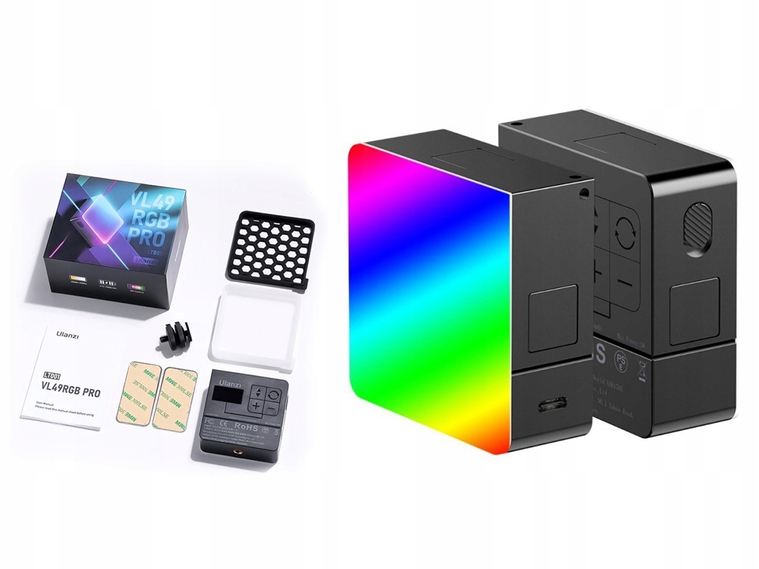 Lampa diodowa Led Ulanzi VL49 Pro 2500-9000K Rgb