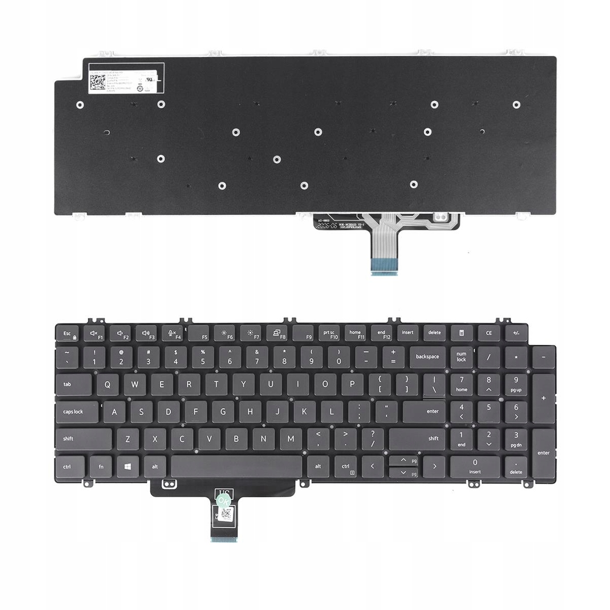 Klávesnice Pro Dell 5520 5531 5540 3560 3561 3570 3571 3580 7670 7770 7780