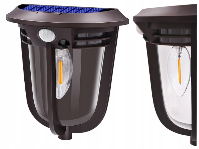 Solární Led nástěnné svítidlo pro zahradní domek, senzor