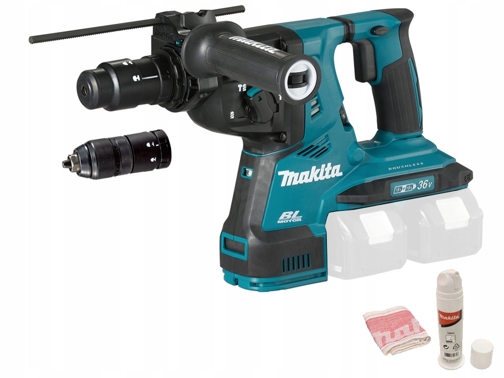 Makita Młot Wiercąco-kujący Sds-plus 2x18V 2,9J Bez Akumulatorów I Ładowark
