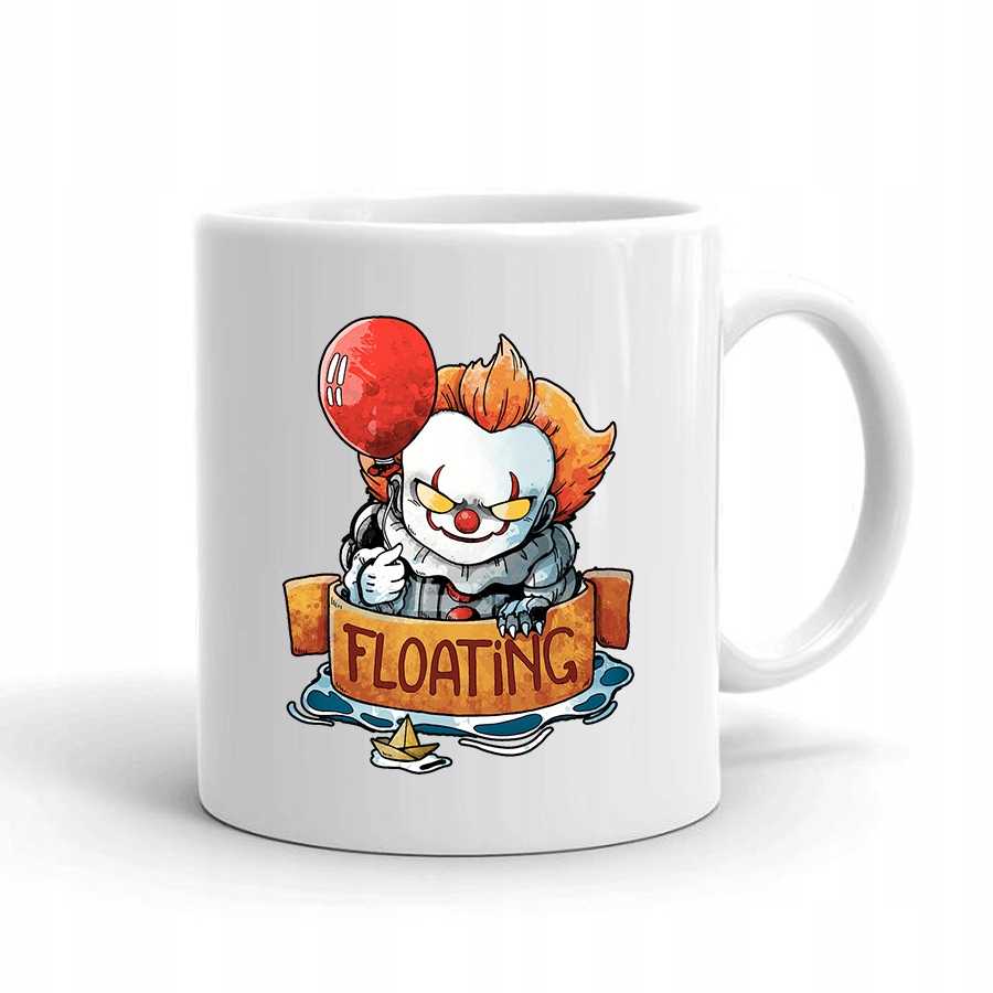 

Kubek Biały z nadrukiem It Klaun Klown 01