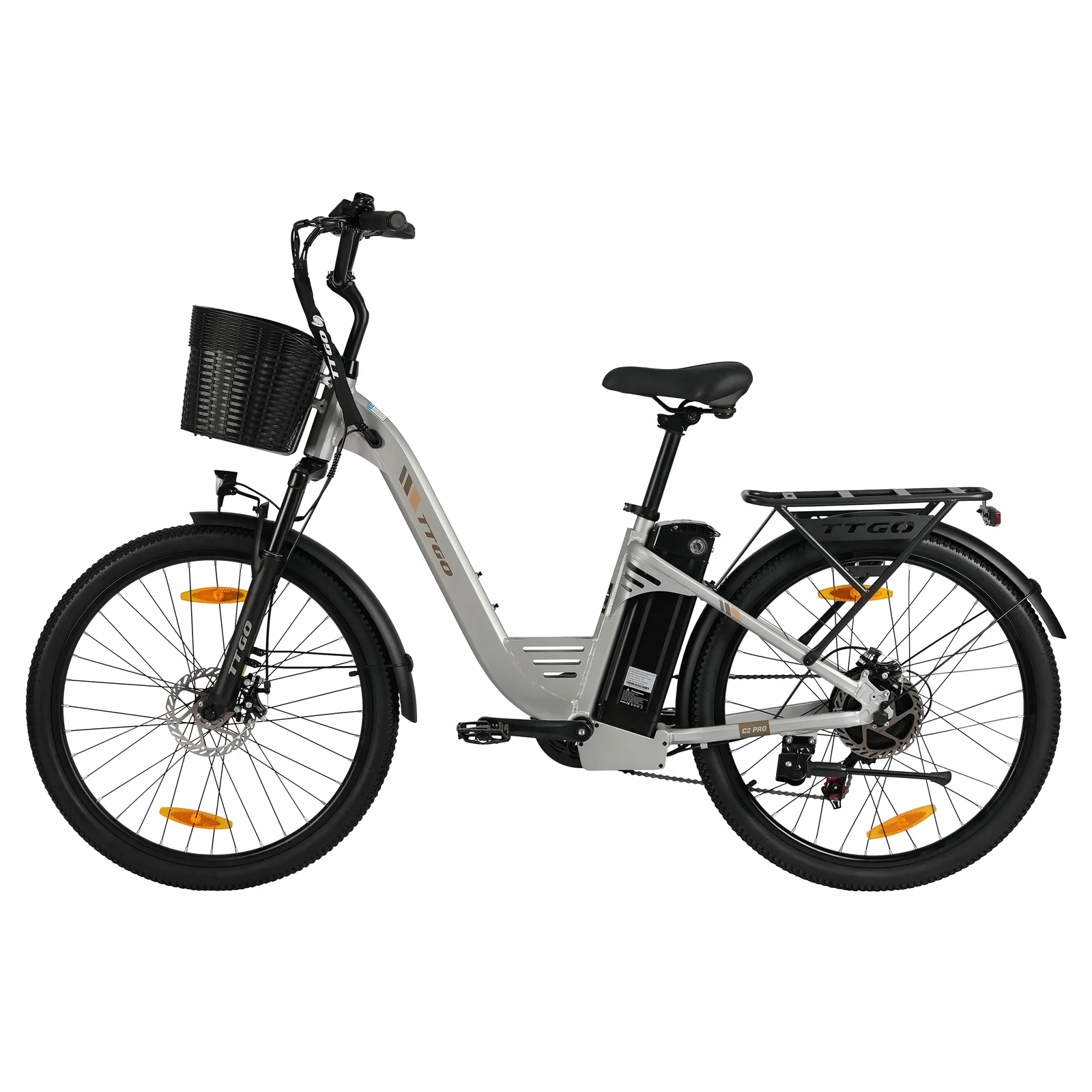 Miejski Rower Elektryczny dla mężczyzn i kobiet Ttgo C2 Pro 250W 52NM 36V 18AH 25KM/H