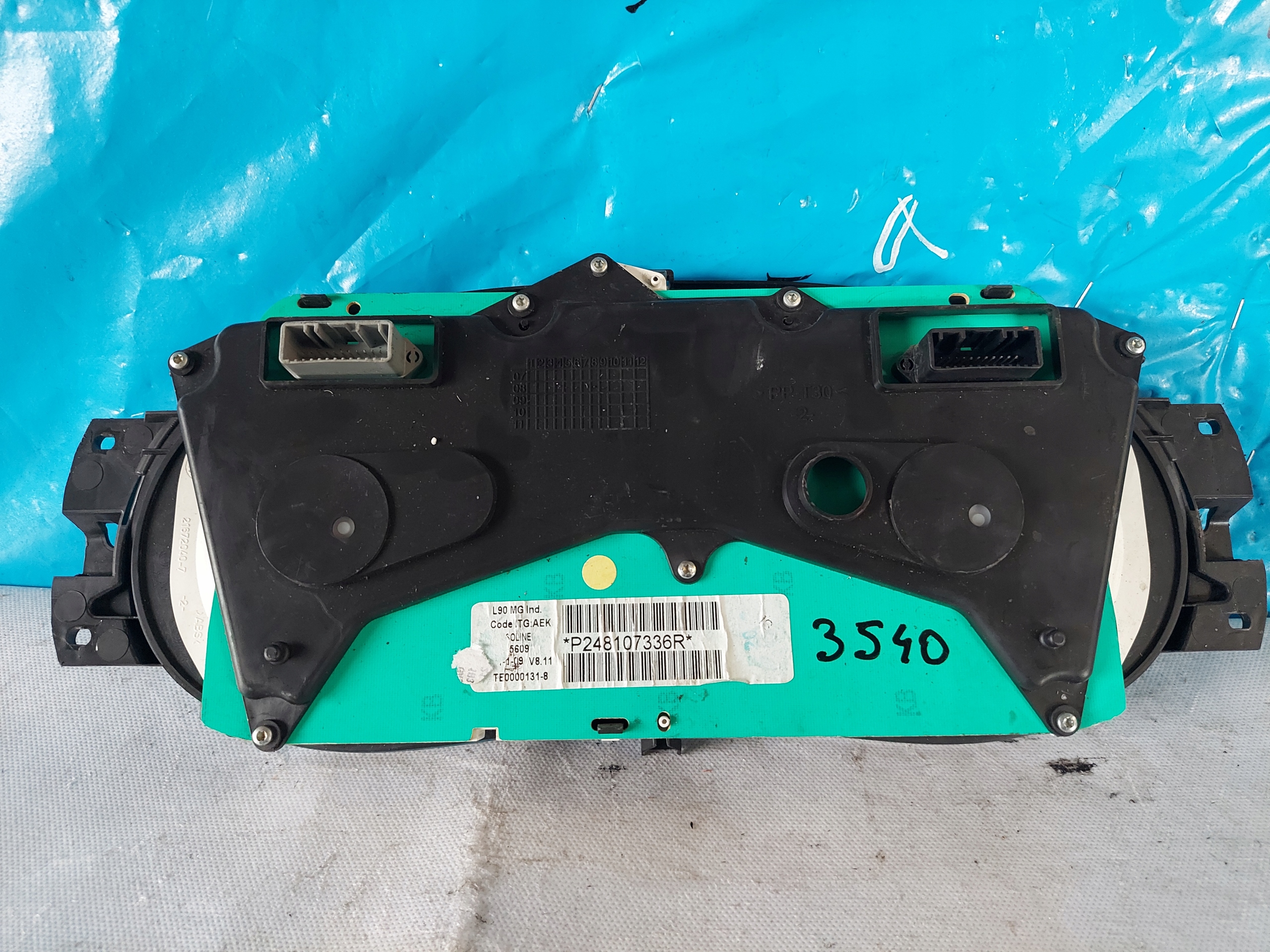 dials clock DACIA LOGAN 1.4 MCV P248107336R