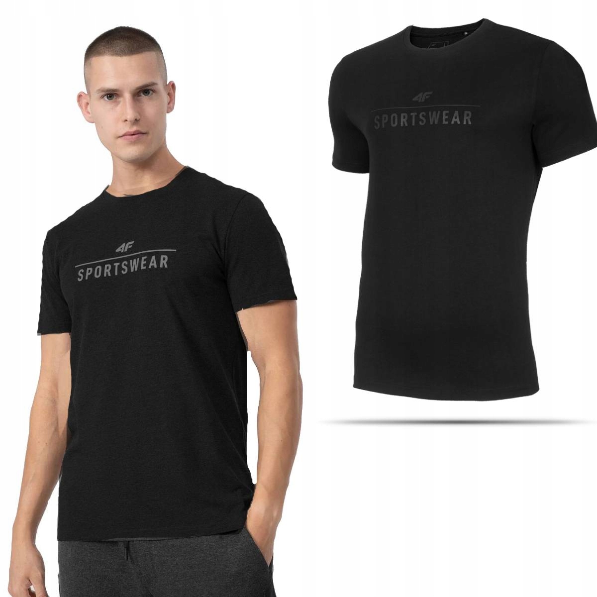 

4F Koszulka Męska Sportowa T-shirt Bawełniana XL