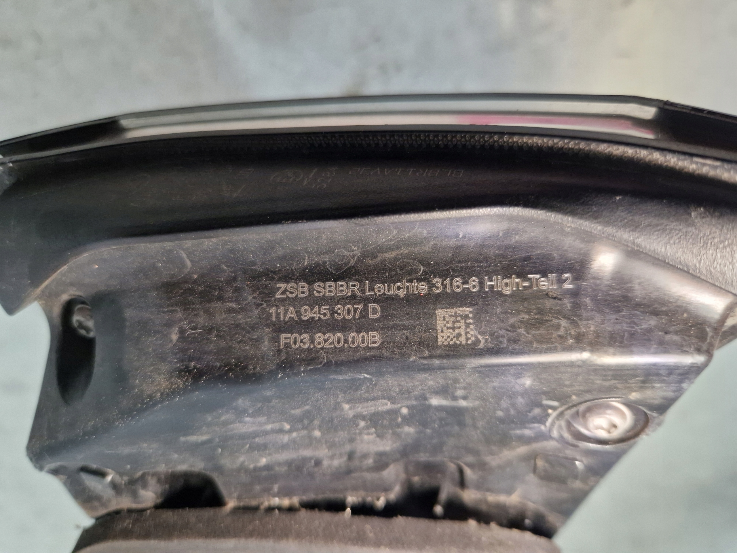 light cap rear rear part VW ID.4 ID4 ID.5 ID5 11A945307D