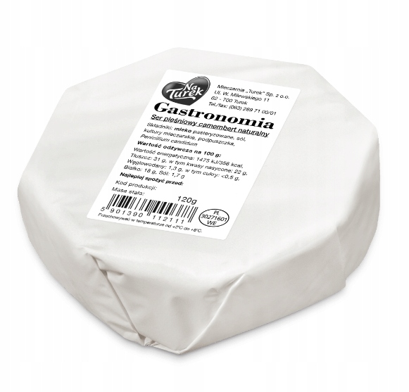 Naturek Camembert gastronomia naturalny 18 x 120 g