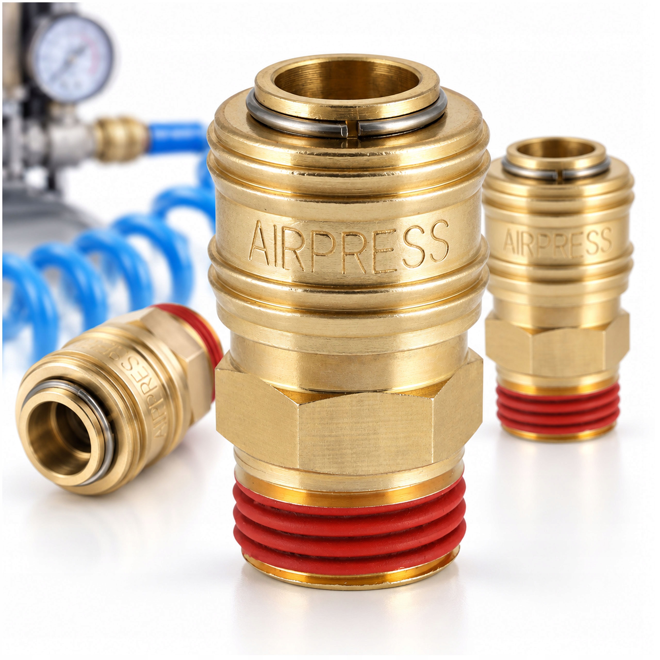 Szybkozłącze Pneumatyczne 1/2'' Euro Gwint Zewnętrzny Airpress 4301506