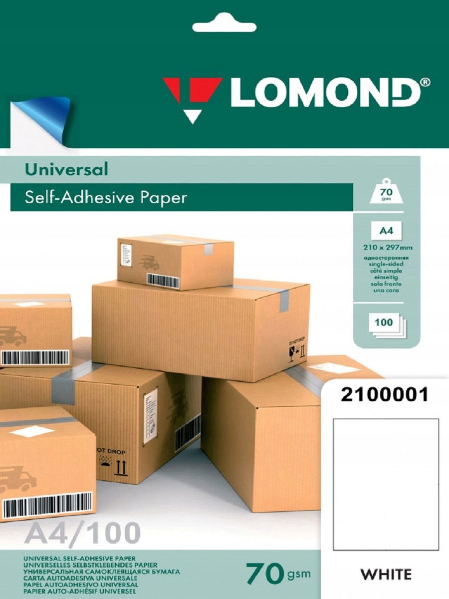 

Papier Samoprzylepny A4 uniwersalny 100 szt Top