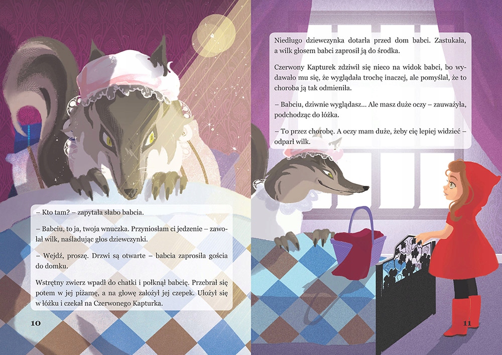 M32 Czerwony kapturek A4 Charles Perrault Nośnik książka papierowa