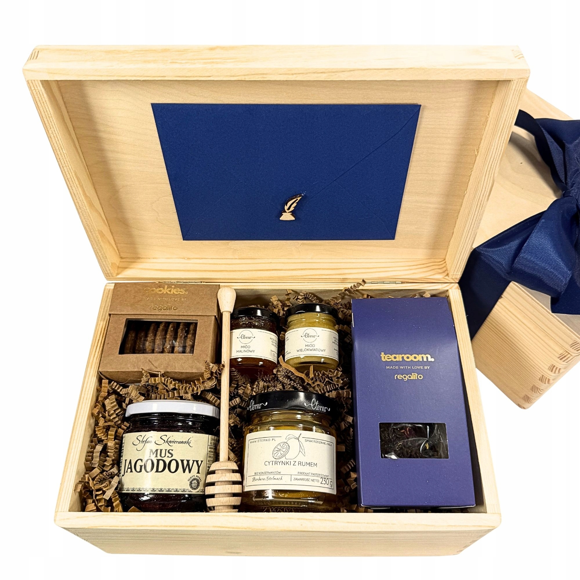 Box nr 688 Zestaw Kosz Prezentowy Upominek Personalizowany Pudełko