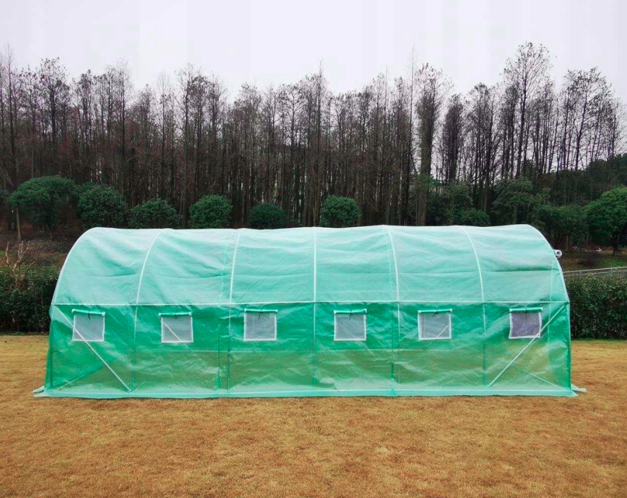 TUNEL FOLIOWY OGRODOWY SZKLARNIA 4x2,5x2m FOLIA 10m2 PROFIL 25 GRUBA FOLIA Stan opakowania oryginalne