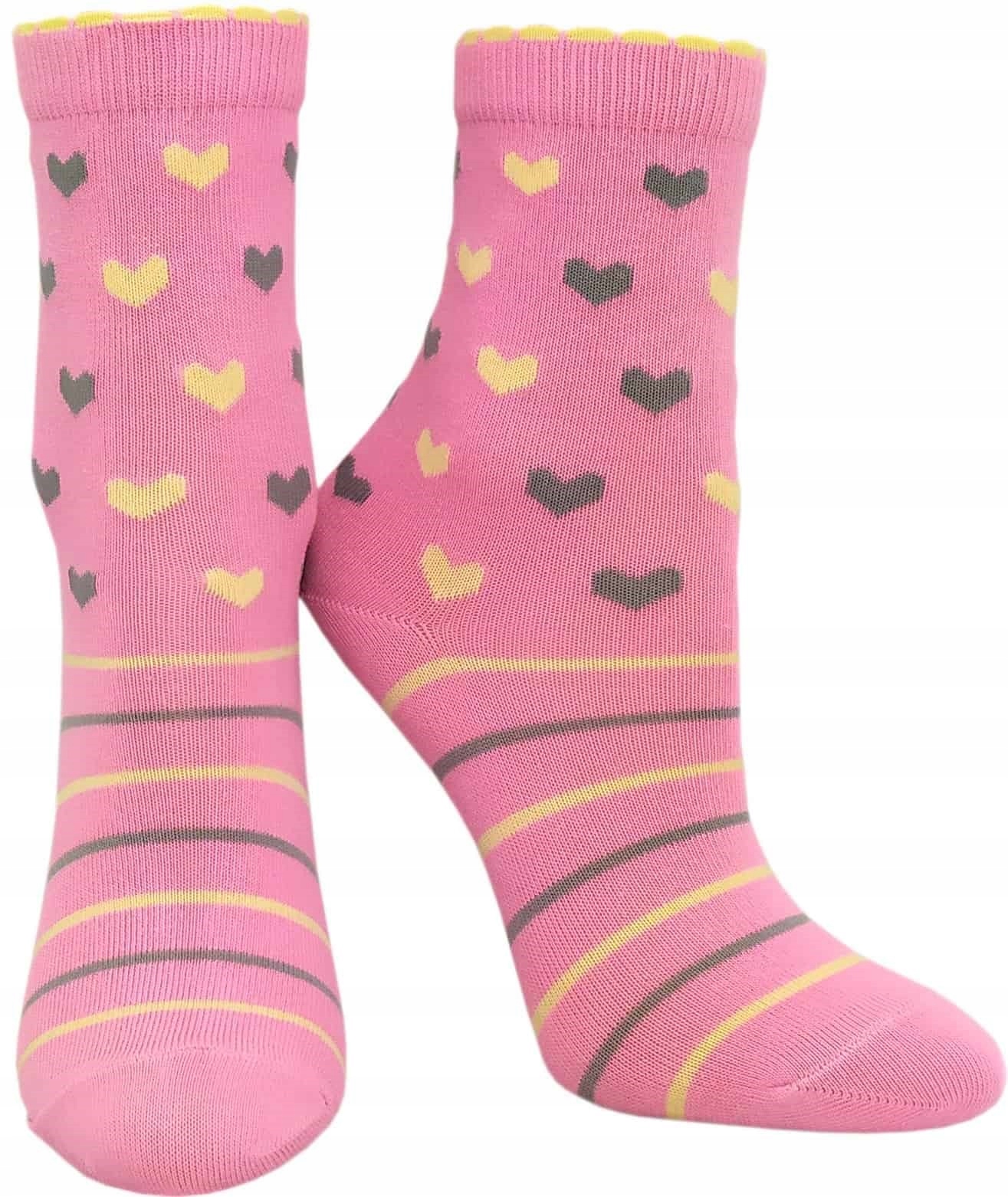 SKARPETY PL KREBO KOLOROWE SERCA SERDUSZKA 23-26