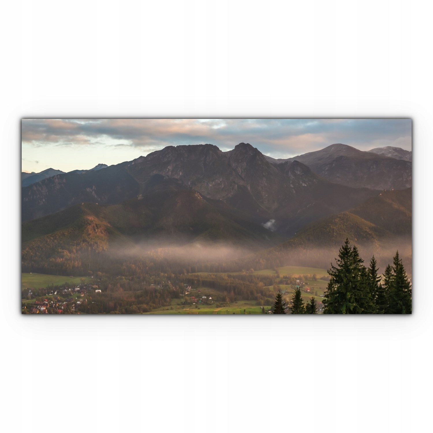 Obraz plátno s fotografií 100x50 Hory Krajina Kopec