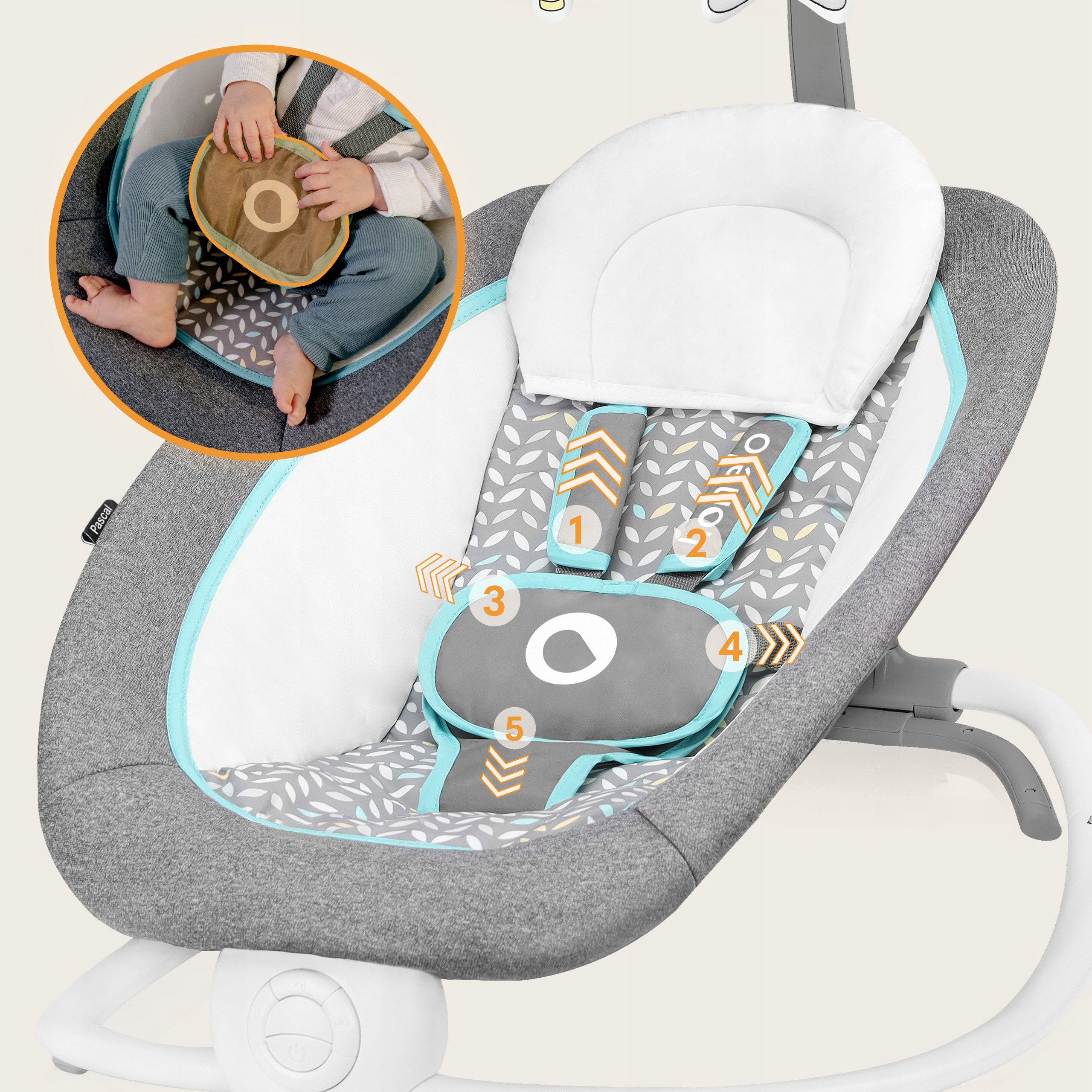 ELEKTRINIS SUPUTIS KŪDIKIAMS 2IN1 SU VIBRACIJA LIONELO PASCAL Gamintojas Lionelo