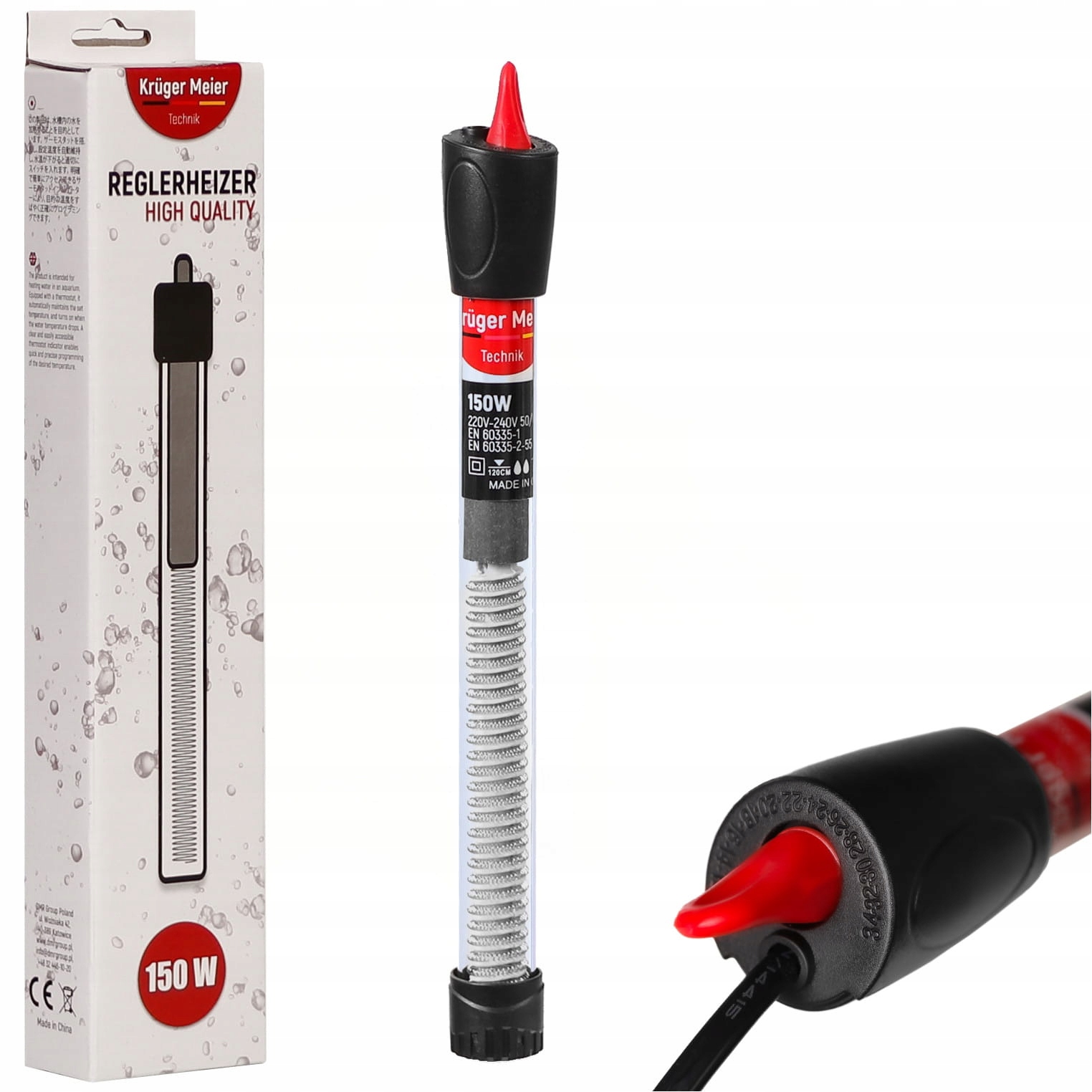 

Grzałka Z Termostatem 150W Do Akwarium 120-250L
