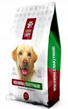 Levně Cztery Łapy Premium hovězí maso se zeleninou 10 kg