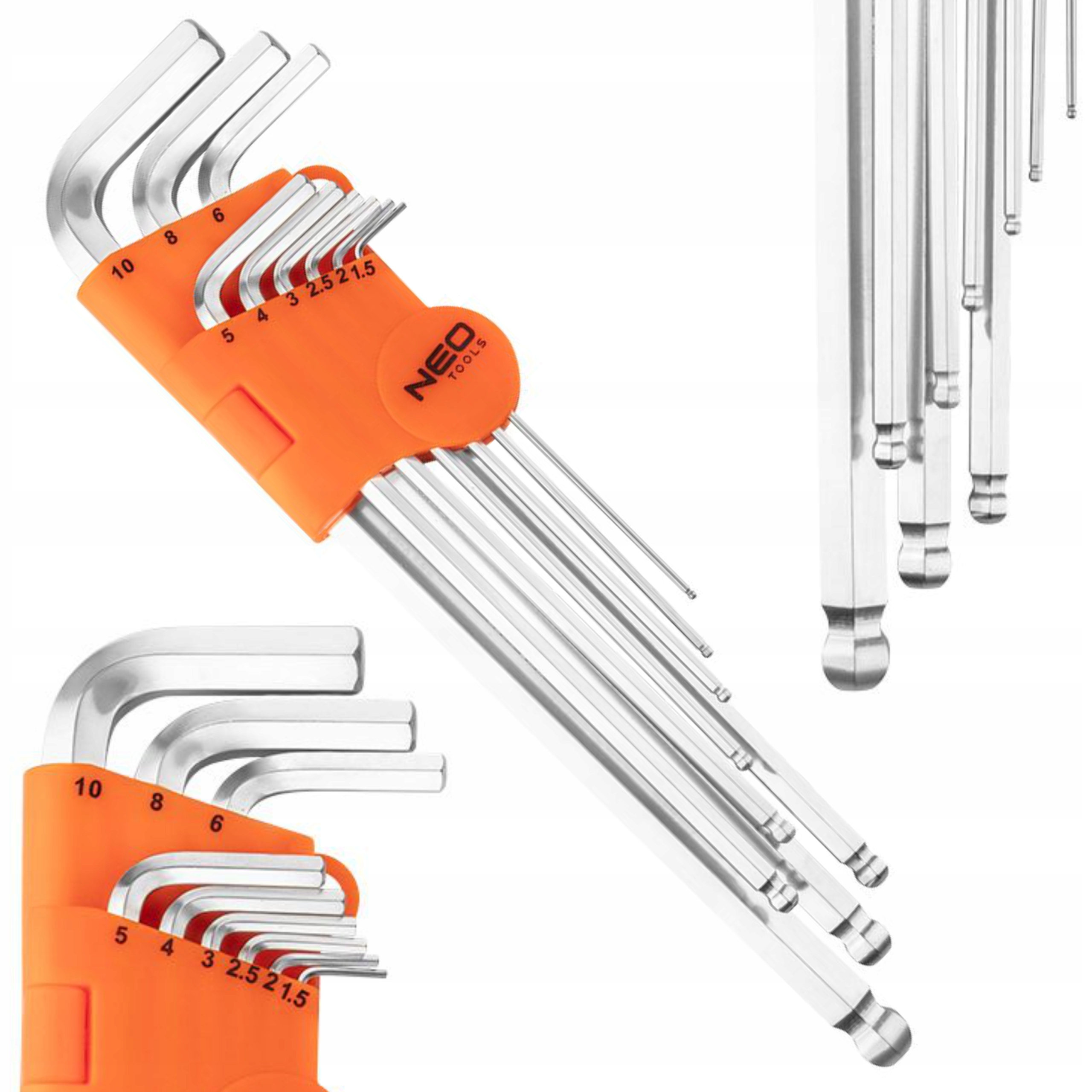 

Imbusy Klucze Imbusowe 9szt. z magnesem 09-525 Neo