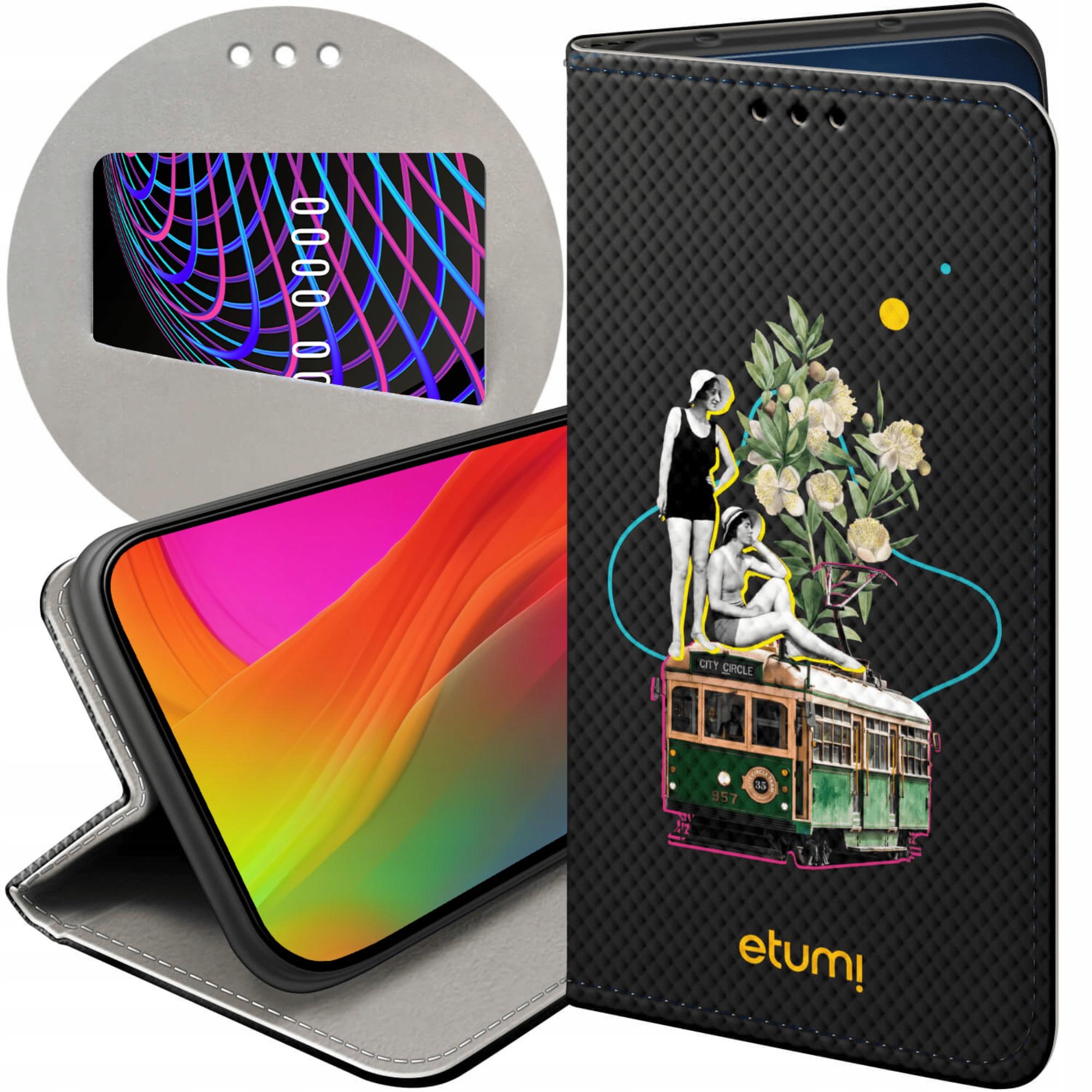 Etui Z Klapką Do Samsung Galaxy J7 2017 MIX Przeszłość Oryginalne