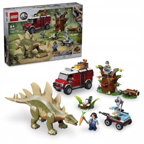 Lego Jurassic World Dinosaurí Dobrodružství Objev Stegosaura 76965